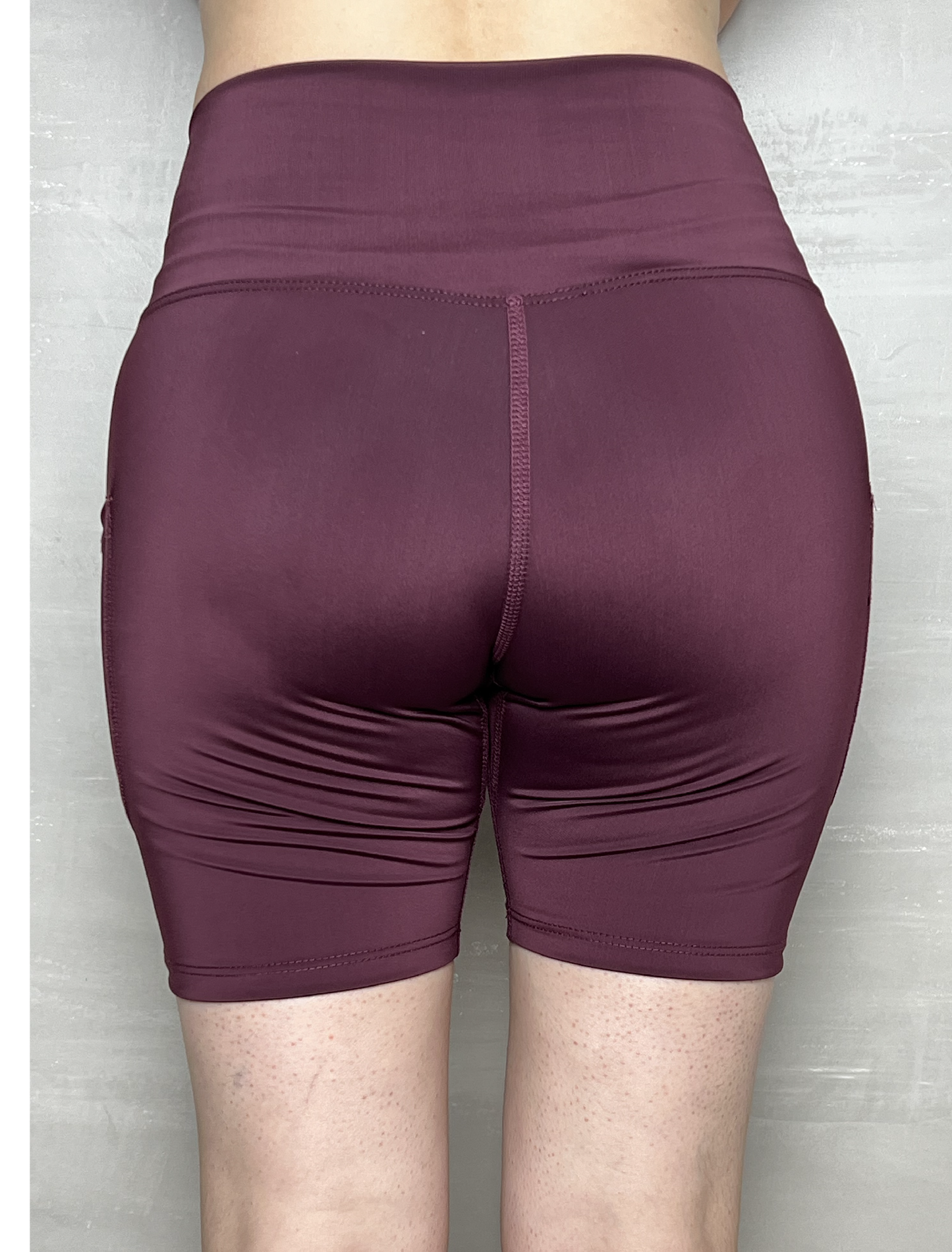 Short lycrado VINOTINTO Mujer con bolsillos