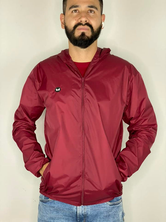 Chaqueta cortavientos unisex - Vino