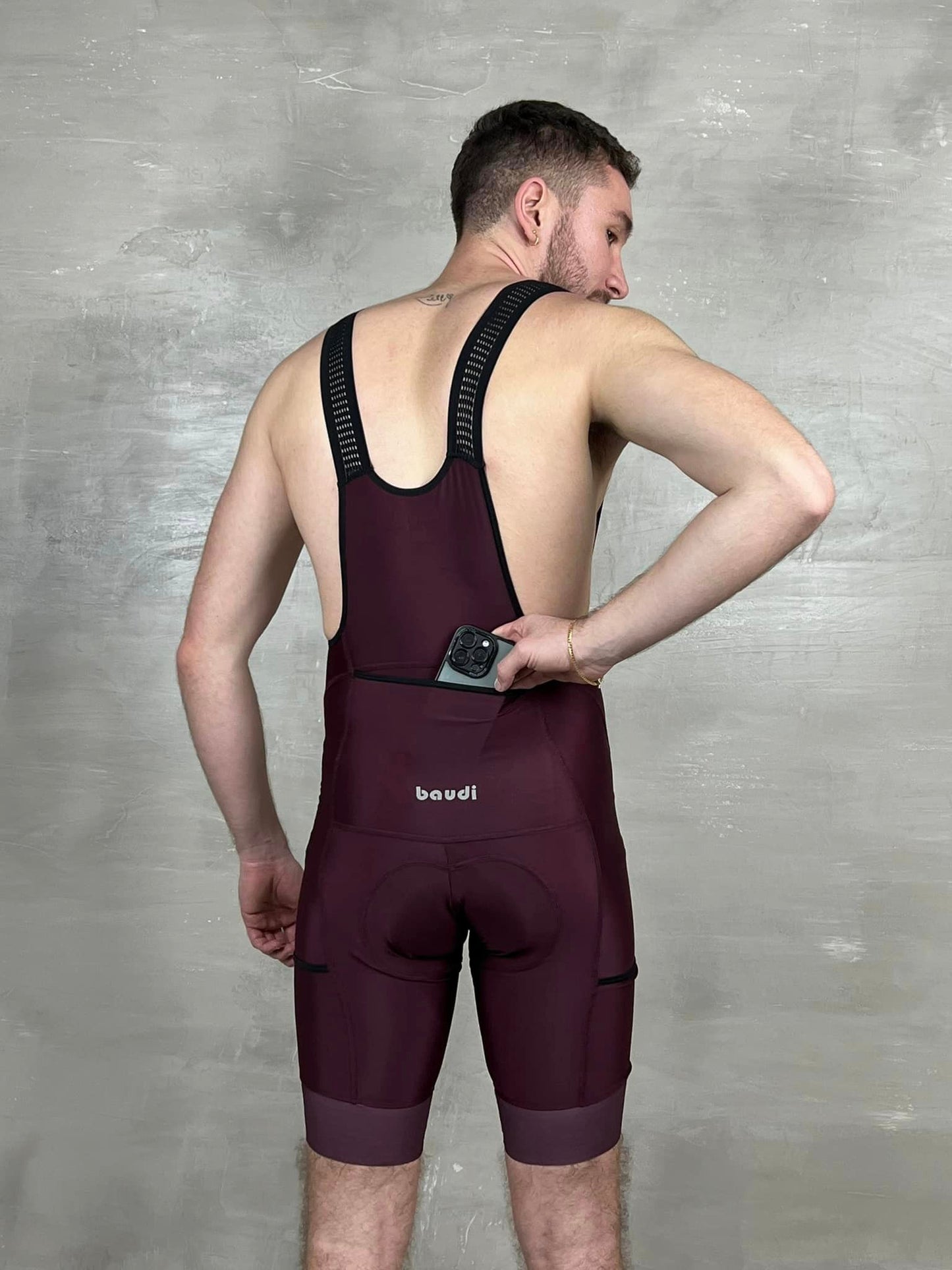 Bibpocket hombre Vino