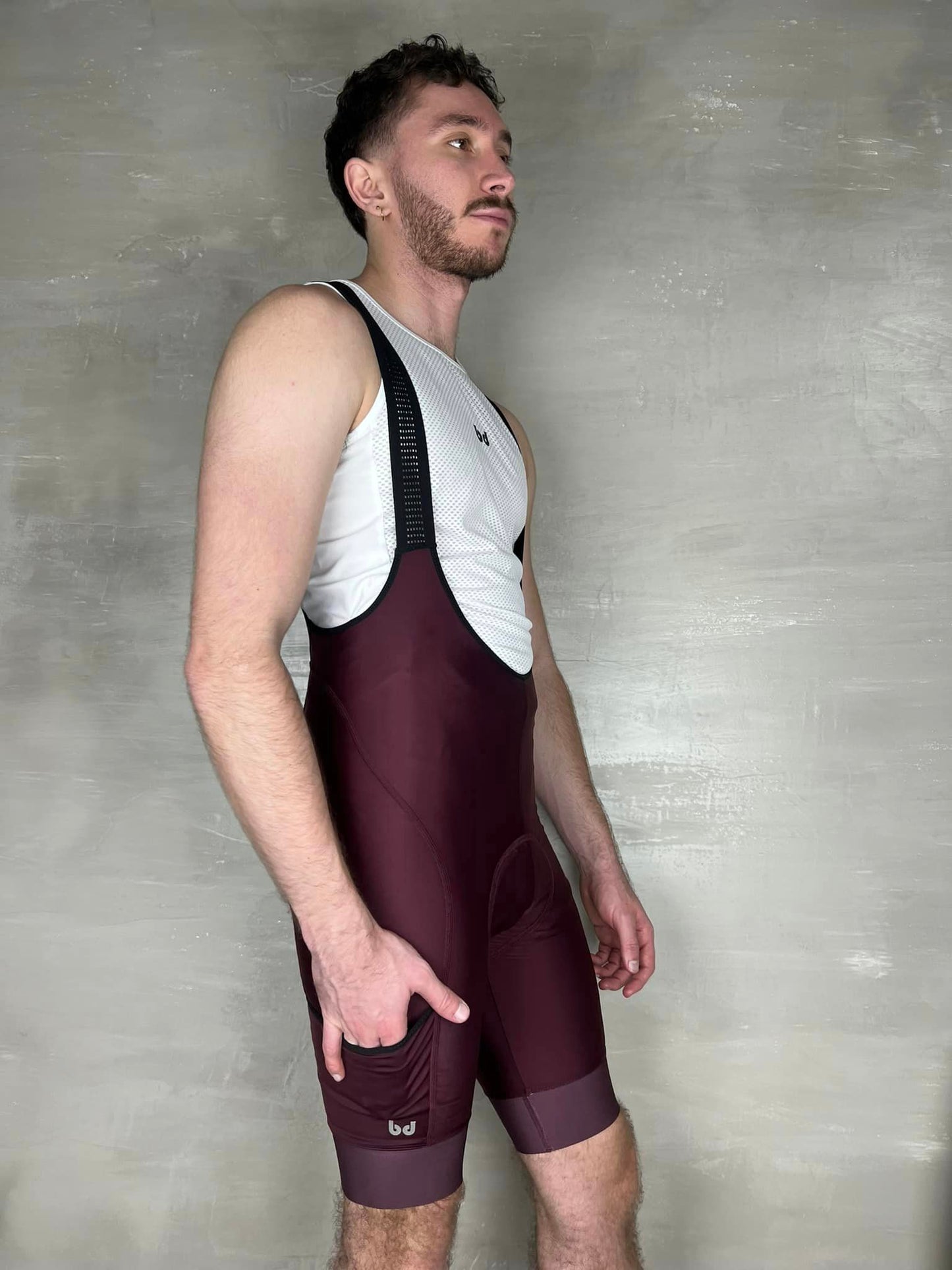 Bibpocket hombre Vino