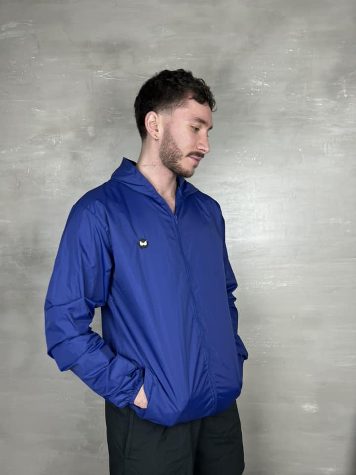 Chaqueta cortavientos unisex - Azul Rey