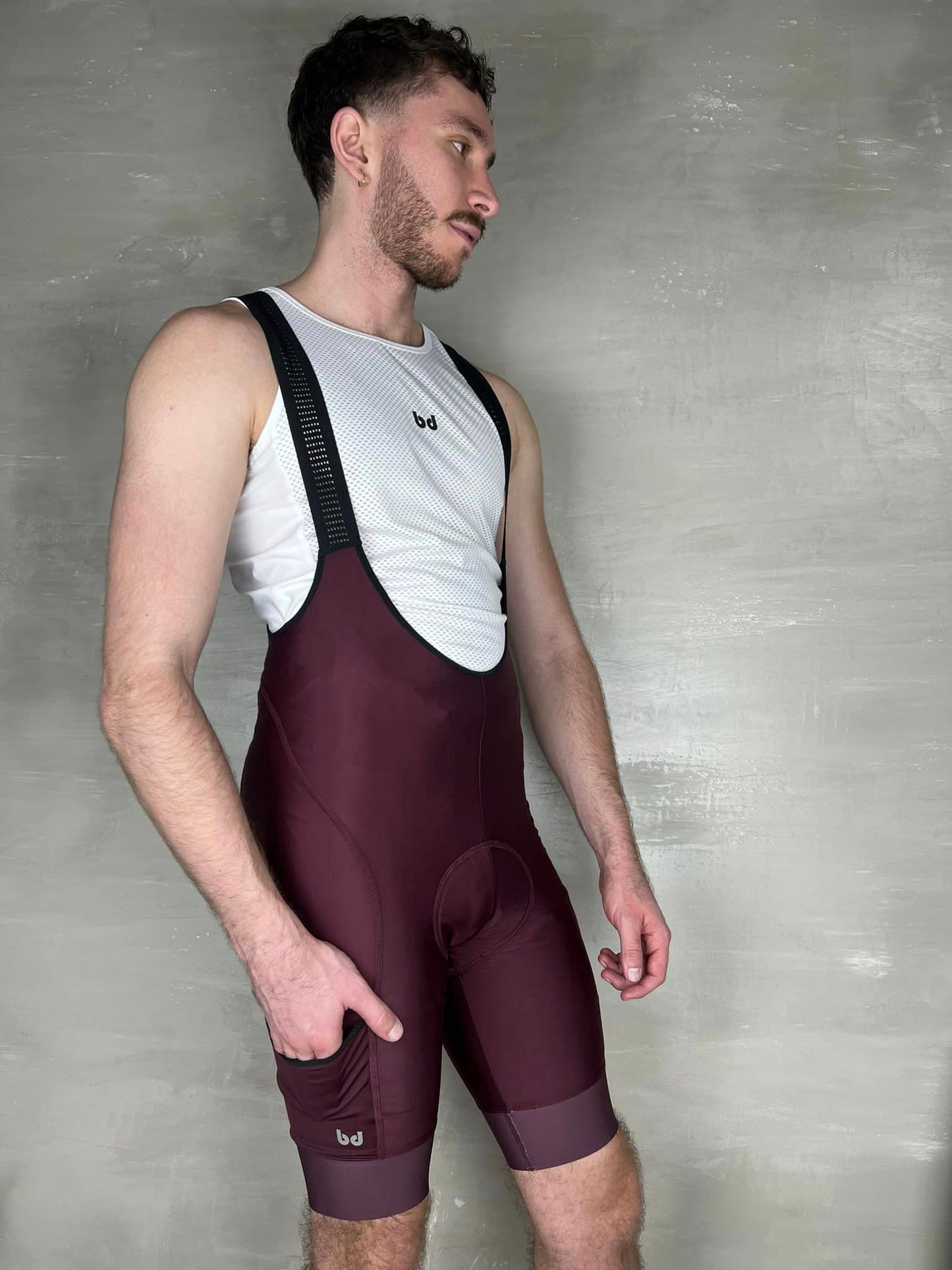 Bibpocket hombre Vino