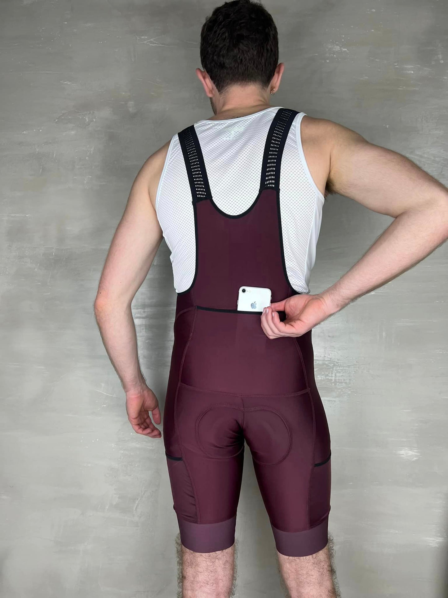 Bibpocket hombre Vino