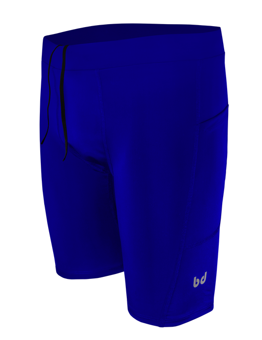 Short lycrado AZUL REY Hombre con bolsillos