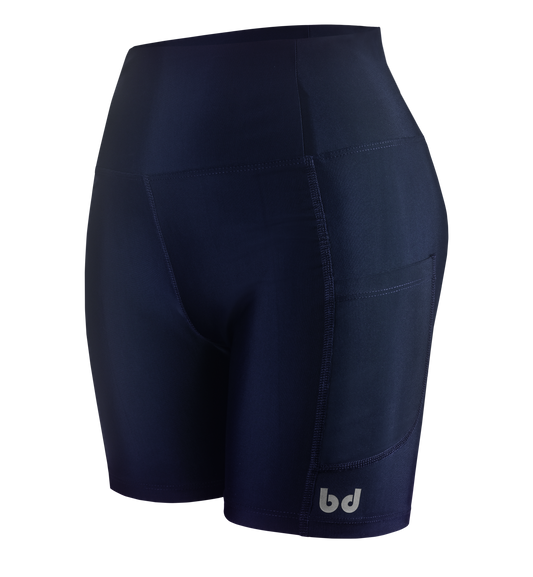 Short lycrado NAVY Mujer con bolsillos