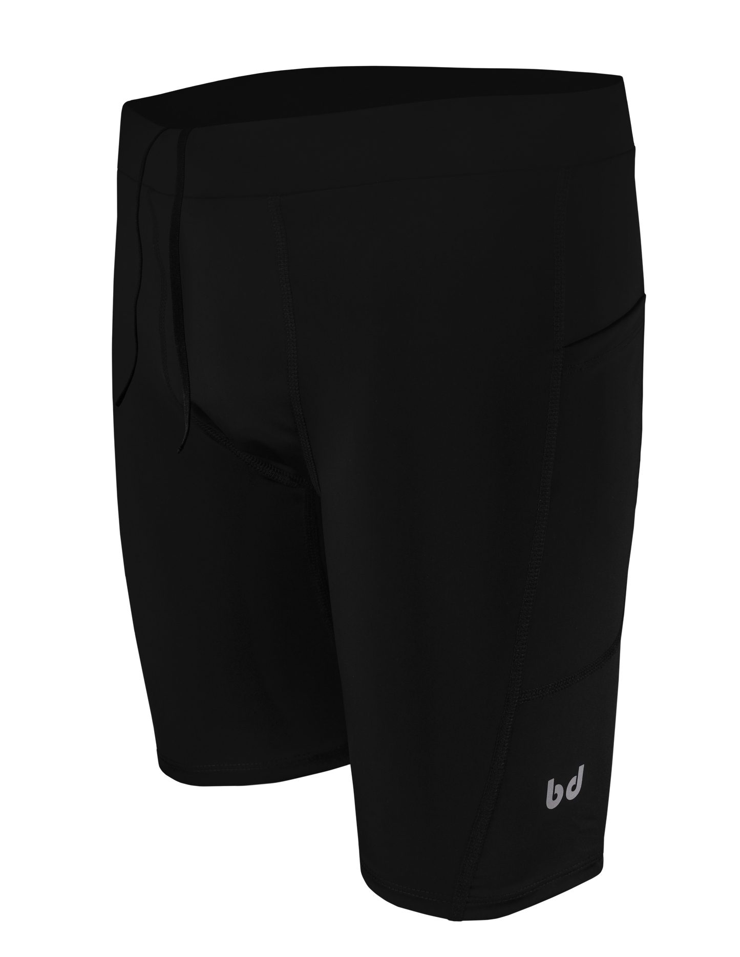 Short lycrado NEGRO Hombre con bolsillos