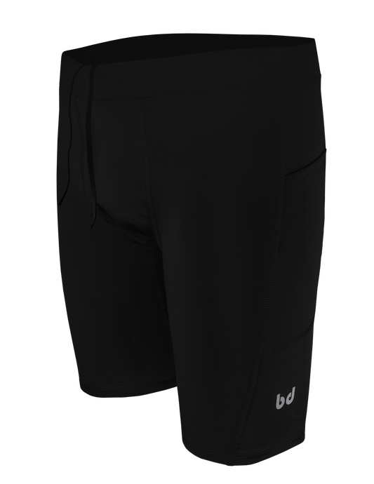 Short lycrado NEGRO Hombre con bolsillos