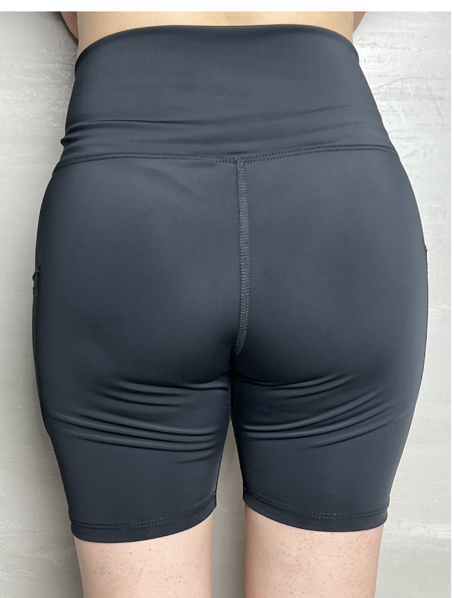 Short lycrado NEGRO Mujer con bolsillos