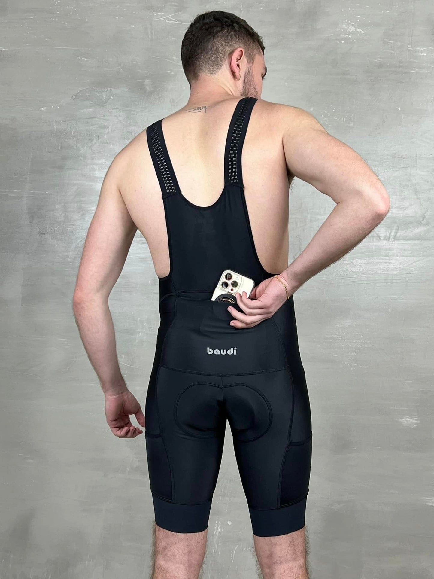 Bibpocket hombre Negro