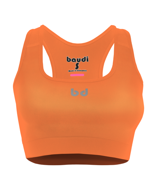 Top deportivo NARANJA