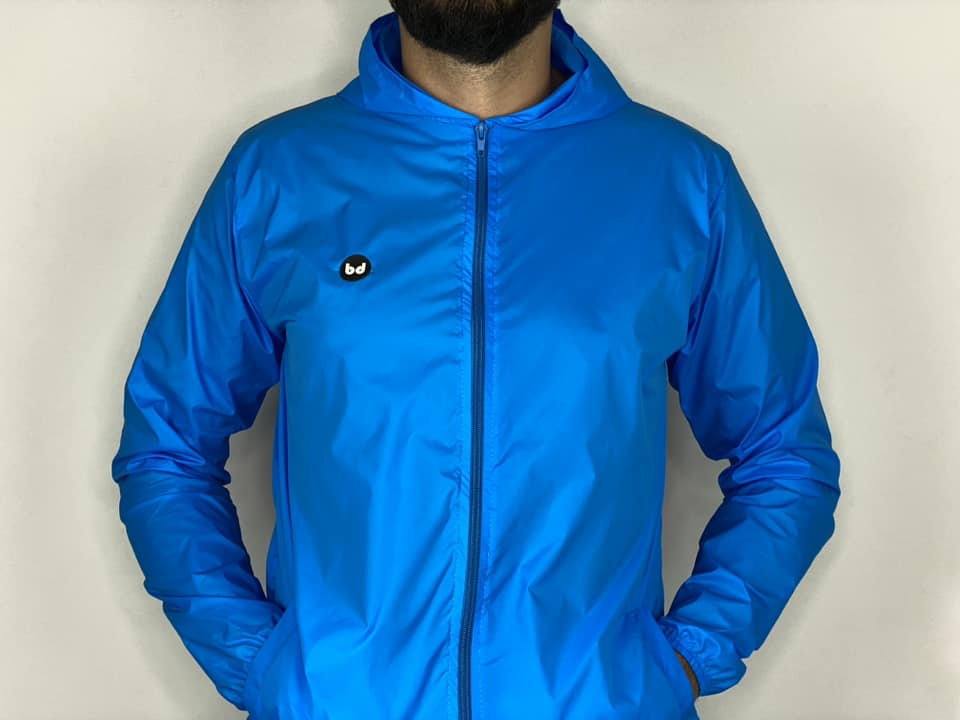 Chaqueta cortavientos unisex - Azul Turquesa