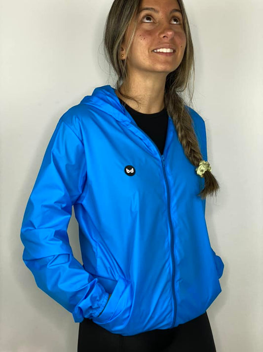 Chaqueta cortavientos unisex - Azul Turquesa