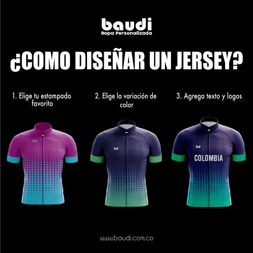 Jersey de ciclismo personalizado Geometrico