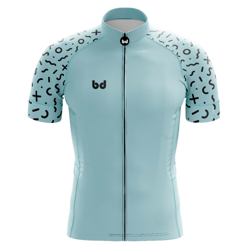 Jersey de ciclismo personalizado geo formas